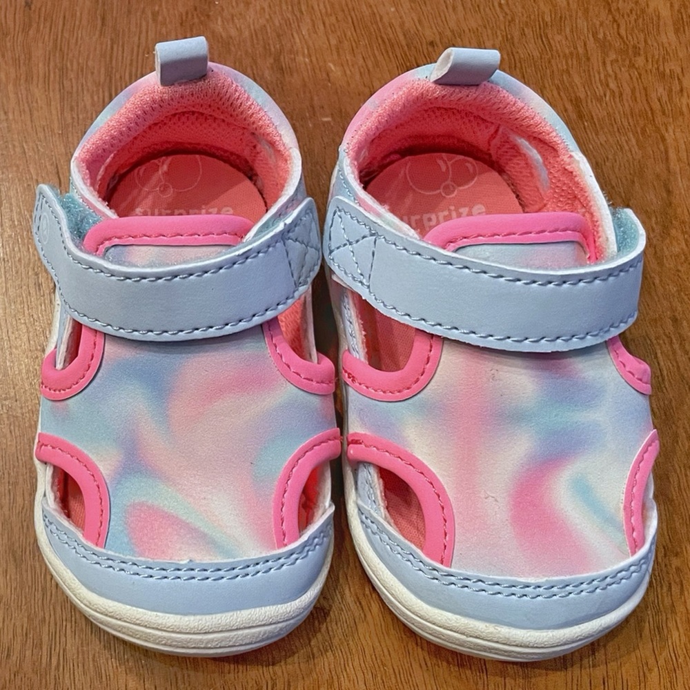 Baby Girls' Surprize by Stride Rite Tie-Dye Sandals size 3 (infant)